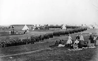 Route Marching in the Port Elizabeth Area, South Africa, c.1880